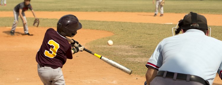 Kid Playing Baseball